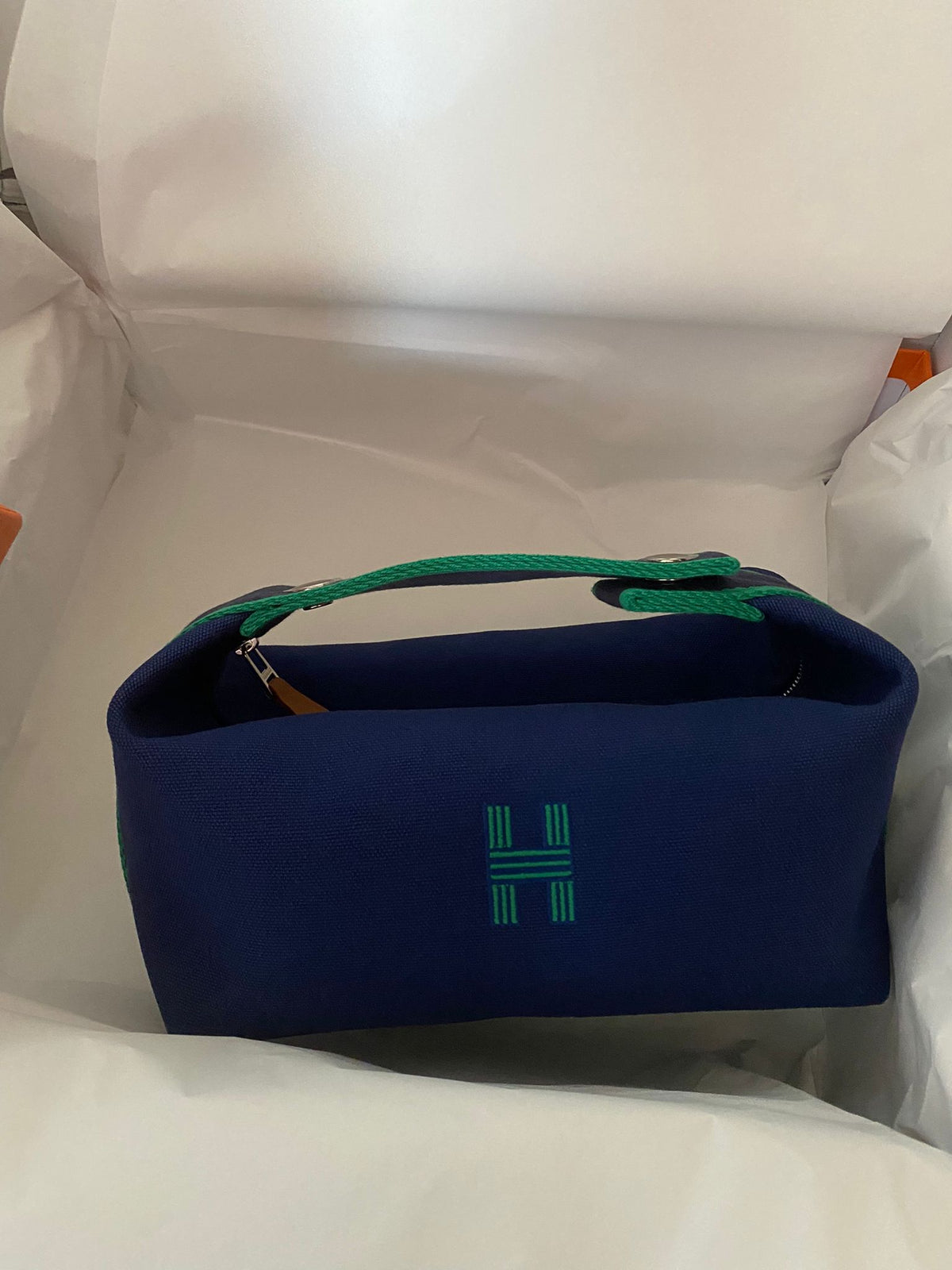 Our Hermès Bride-a-Brac Case Small Model (Blue) Hermès X provides